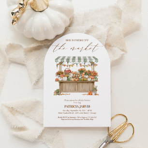 Invitación Fresca de la Feria de Otoño Despedida de Soltera