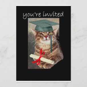Invitación fresca de la fiesta de graduación del