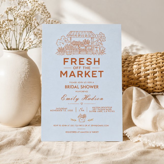 Invitación Fresca salida del mercado Despedida de soltera (Subido por el creador)