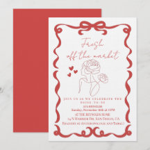 Frescas del mercado ducha floral nupcial