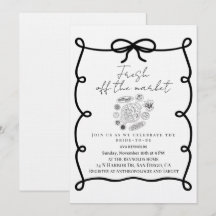 Frescas del mercado ducha floral nupcial