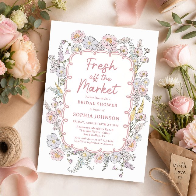 Invitación Frescas del Mercado Floral Despedida de Soltera (Subido por el creador)