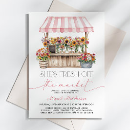 Invitación Fresco de la ducha de novia en el mercado