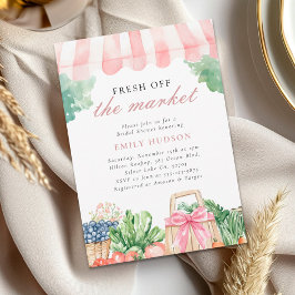 Invitación Fresco De La Ducha De Novias Del Mercado