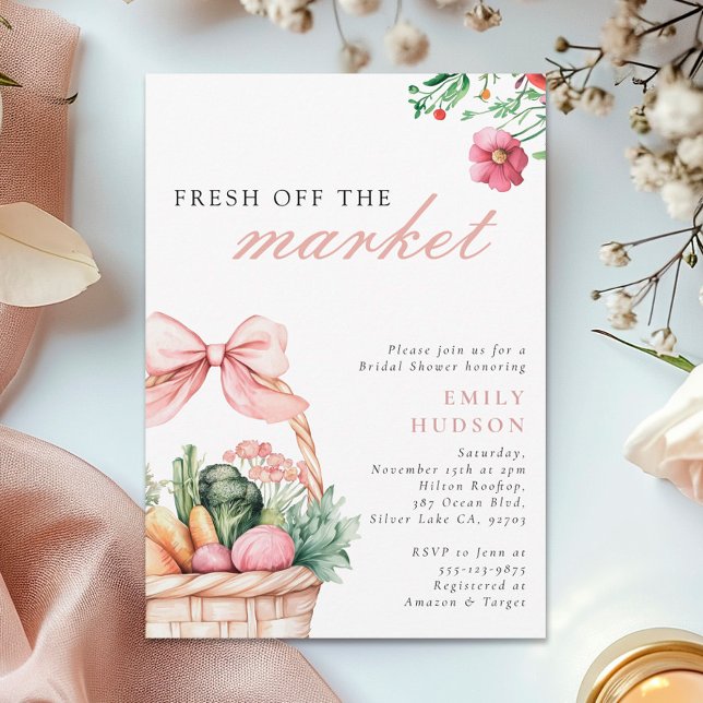 Invitación Fresco De La Ducha De Novias Del Mercado (Subido por el creador)