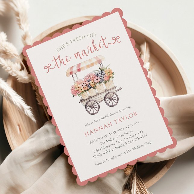 Invitación Fresco De La Ducha De Novias Del Mercado (Subido por el creador)