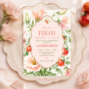 Invitación Fresco de Mercado Despedida de Soltera