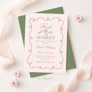 Invitación Fresco de Mercado Despedida de Soltera
