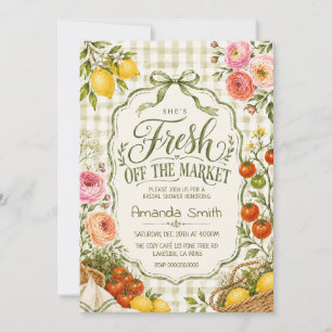 Invitación Fresco de Mercado Despedida de Soltera