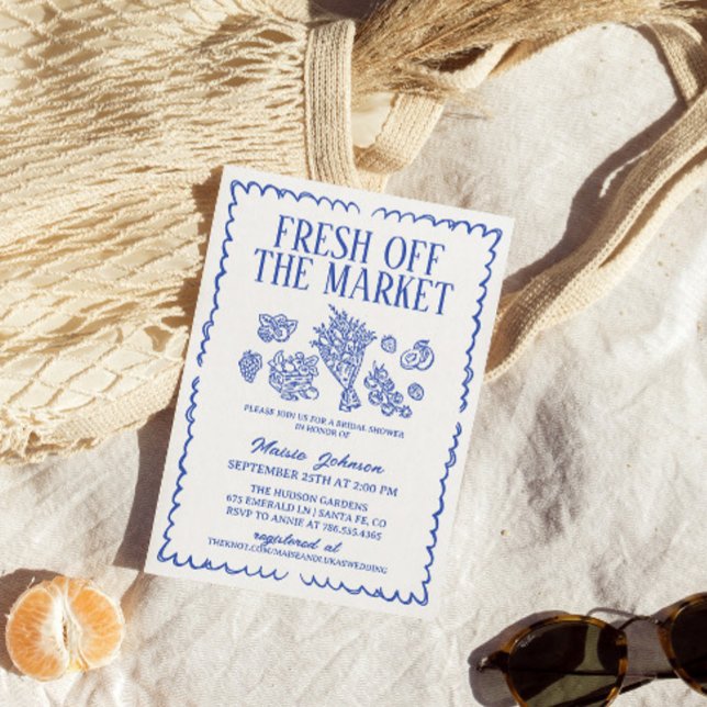 Invitación Fresco Del Mercado, Ducha De Novias, Mercado De Ag (Subido por el creador)