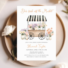Invitación Fresco Del Mercado Floral Bridal Shower
