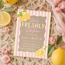 FRESCO Dieciséis Limones Cumpleaños 16
