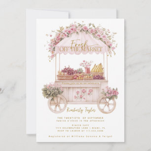 Invitación Fresco Fuera del Mercado Bridal Shower Mercado de 