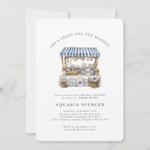 Invitación Fresco fuera del mercado - Novia en el mercado cos
