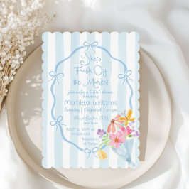 Invitación Fresco fuera del mercado Whimsical Bridal Shower