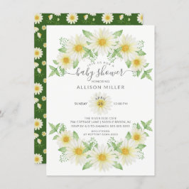 Invitación Fresh Daisy Floral Baby Shower