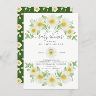 Invitación Fresh Daisy Floral Baby Shower