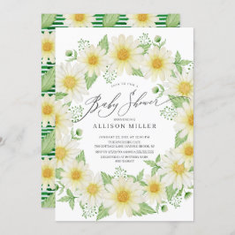 Invitación Fresh Daisy Floral Baby Shower