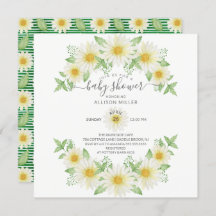 Fresh Daisy Floral Baby Shower