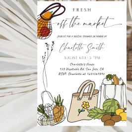 Invitación Fresh Off The Market Bridal Shower-Farmer’s Market
