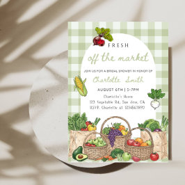 Invitación Fresh Off The Market Bridal Shower- Farmers Market