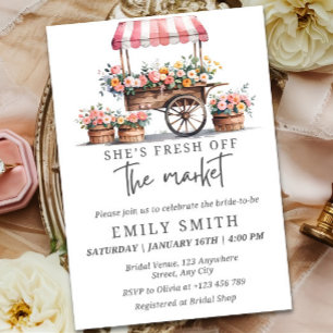 Invitación Fresh Off The Market Bridal Shower Temp