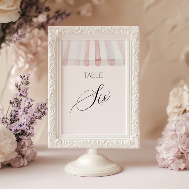 Invitación Fresh Off the Market Table Number Six (Subido por el creador)