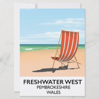 Invitación Freshwater West Pembrokeshire Gales