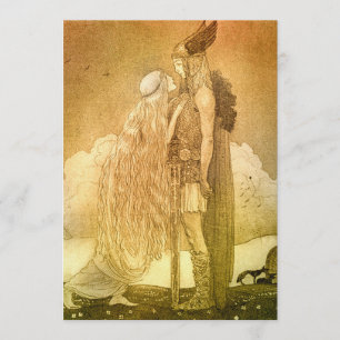 Invitación Freyja y Svipdag por John Bauer 1911