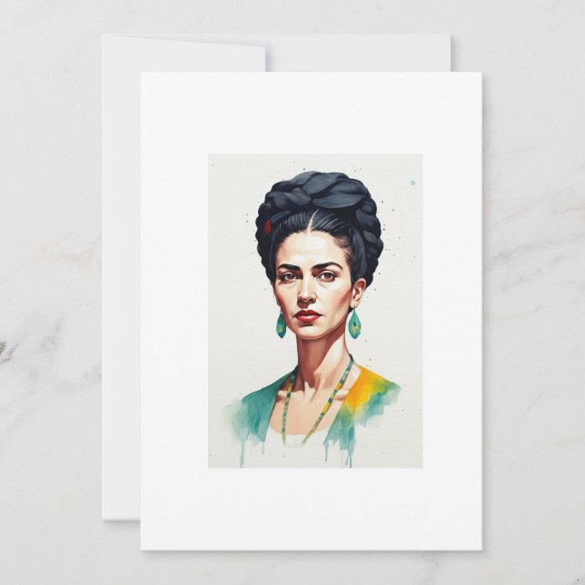 Invitación frida khalo (Anverso)