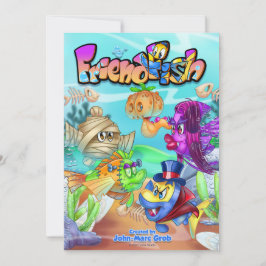 Invitación FriendFish personalizado lindo