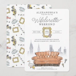 Invitación FRIENDS™ | Fling After the Ring Despedida de Solte