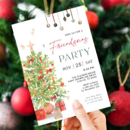 Invitación Friendsmas Fiesta fiesta navideña