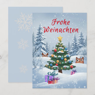 Invitación Frohe Weinachten