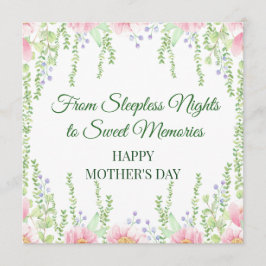 Invitación From Sleepless Nights to Sweet Memories - Card