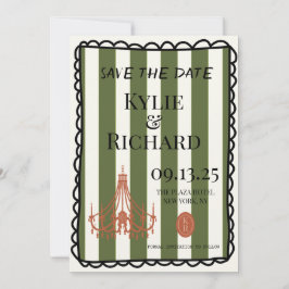 Invitación Frontera De Burbujas Caprichosa Guardar La Fecha