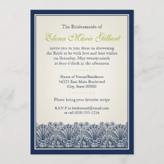Invitación Frontera de la fan de la voluta (marina de guerra)