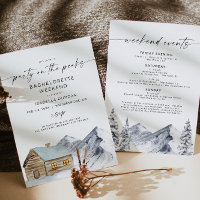 FROST Mountain Ski Cabina Bachelorette Itinerary