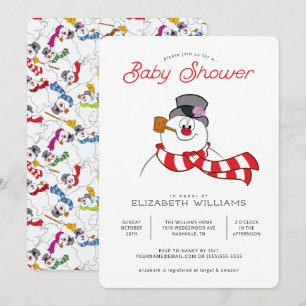 Invitación Frosty the Snowman™ Winter Baby Shower