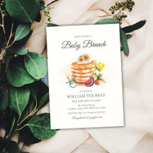 Fruit Baby Brunch Pancake Pacifier Baby Shower