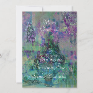 Invitación Fruta Azúcar-Sacada el polvo del navidad