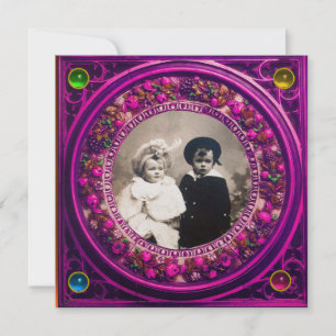 INVITACIÓN FRUTAS DEL RENACIMIENTO FLORENTINO ROSA NEGRO DAMA