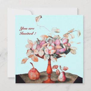 INVITACIÓN FRUTAS/FLORES DE TEMPORADA, IMPRESIONES Y HOJAS