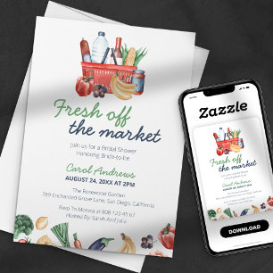 Invitación Frutas y Verduras Frescas Recién Salidas del Merca