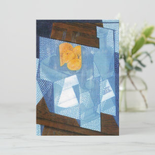 Invitación Frutero de Juan Gris, Bodegón Cubismo Vanguardista