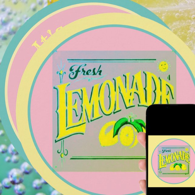 Invitación Fruto de limón rosa vintage (Subido por el creador)