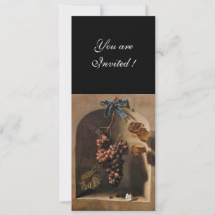 Invitación FRUTOS DE LA TEMPORADA - PROSPERIDAD, marrón verde
