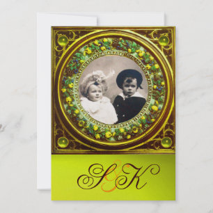 INVITACIÓN FRUTOS DE RENACIMIENTO DE FLORENTINA DAMASK MONOGR