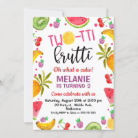 Frutti de dos toneladas multicolores Segundo cumpl