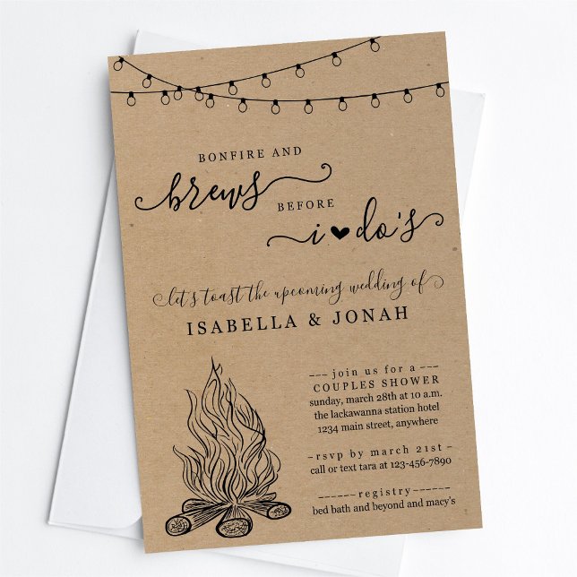 Invitación Fuego y breves antes de que duela novia de dos par (Subido por el creador)